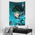 thumbnail image 6 of My Hero Academia Tapestry, Anime Wall Poster Art, Wall Tapestry For Bedroom Living Room Dorm Room, Wall Hanging For Festival Party Events Background Photography Backdrop, 60x40 Inch, 6 of 9