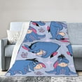 thumbnail image 2 of Eeyore Cartoon Fleece Blanket for Boys Girls Kids, Ultra Soft Cozy Warm Flannel Throw Blankets, Plush Blanket Gifts for Bed Sofa Living Room Couch Home Decor 40"X30", 2 of 7