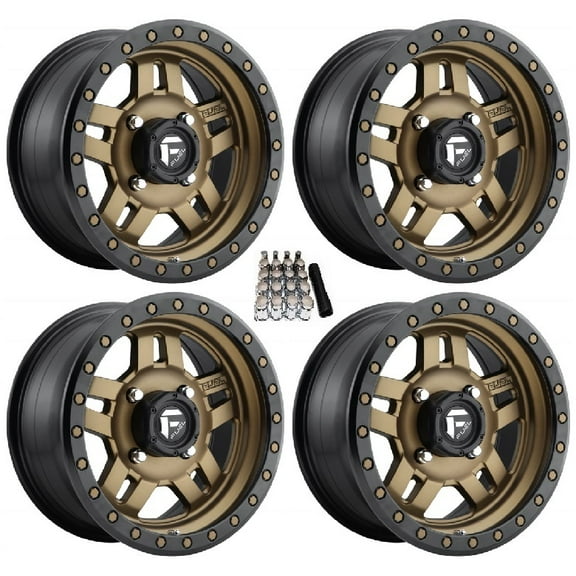 Fuel Anza UTV Wheels Bronze 14" Kawasaki Mule Pro FXT