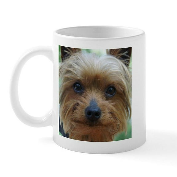 CafePress - Yorkie Mug - 11 oz Ceramic Mug - Novelty Coffee Tea Cup