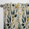 thumbnail image 3 of Designart "Leaves In Tranquil Arrangement III" Plants Curtain Panels, 3 of 6