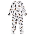thumbnail image 3 of Renewold Witch Bats Pajamas for Girls Loose Long Sleeve Shirt & Pants Set 2 Pack Casual Halloween Life Indoor Outfits Soft Sleepwear for Kids Soft Athletic Clothing Size 5-6, 3 of 5