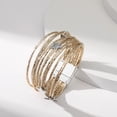 thumbnail image 6 of YYKihy Girl Leather Cuff Bracelet Set Multilayer Wrap Bracelet Star Bracelet Clasp Bracelet For Women, 6 of 7