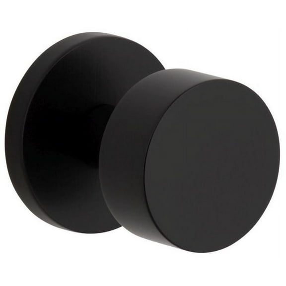 Viaggio Cloclo_Psg_238 Circolo Solid Brass Passage Door Knob Set - Black