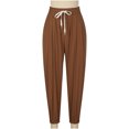 thumbnail image 5 of Bigersell Ripped Distressed Denim Pants Full Length Pants Women's Comfortable Fashion Solid Color Casual Printed Elastic Waist Tunic Pants Ripped Distressed Pants for Ladies, 5 of 9