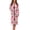 French Bulldog Strawberry Pink, variant on FOR U DESIGNS Poodle Bichon Frise Dog Pattern Womens Nightgown Soft Long Sleeve Woven Housecoat Zip Up Duster Robe Sleep Dress Long Sleeve Night Shirts with Pockets, S
