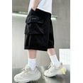 thumbnail image 4 of Luogg Boys Kids Cargo Shorts Youth Boy's Casual Stretch Shorts Outdoor Cargo Bottoms Boys Athletic Pants For School 4-5 Years, 4 of 4