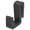 Black 1PCS, variant on S-Shaped Hanger Hooks,Clip-On Hanging Hooks,Plastic Pegboard Hooks,Plastic Storage Hanger,0.39X0.96 Inch Mini Hanging Hooks,Clip Hangers for Organizing Towels Bags and Clothes Garage,Black 1PCS