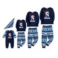 thumbnail image 4 of Jindong Dad Family Matching Christmas Pajamas Set Letter Print Parent Child Outfit, 4 of 5