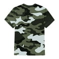 thumbnail image 4 of IYYVV Women T Shirt Summer Tops Trendy Sexy Scoop Neck Plus Size Blouses Camo Pattern Womens Short Sleeve Shirts Y2K Spring Sweatshirts Green M, 4 of 5