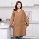 thumbnail image 5 of Delantal de cocina unisex de manga larga: impermeable, bolsillos grandes, correa ajustable, delantal para cocinar/hornear/barbacoa, 5 of 5