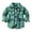 Green, variant on Esaierr Newborn Boys Newborn Button Shirt for Kids Toddler Plaid Shirt Long Sleeve Spring Autumn Multi-colour Shirt for 6M-9Y
