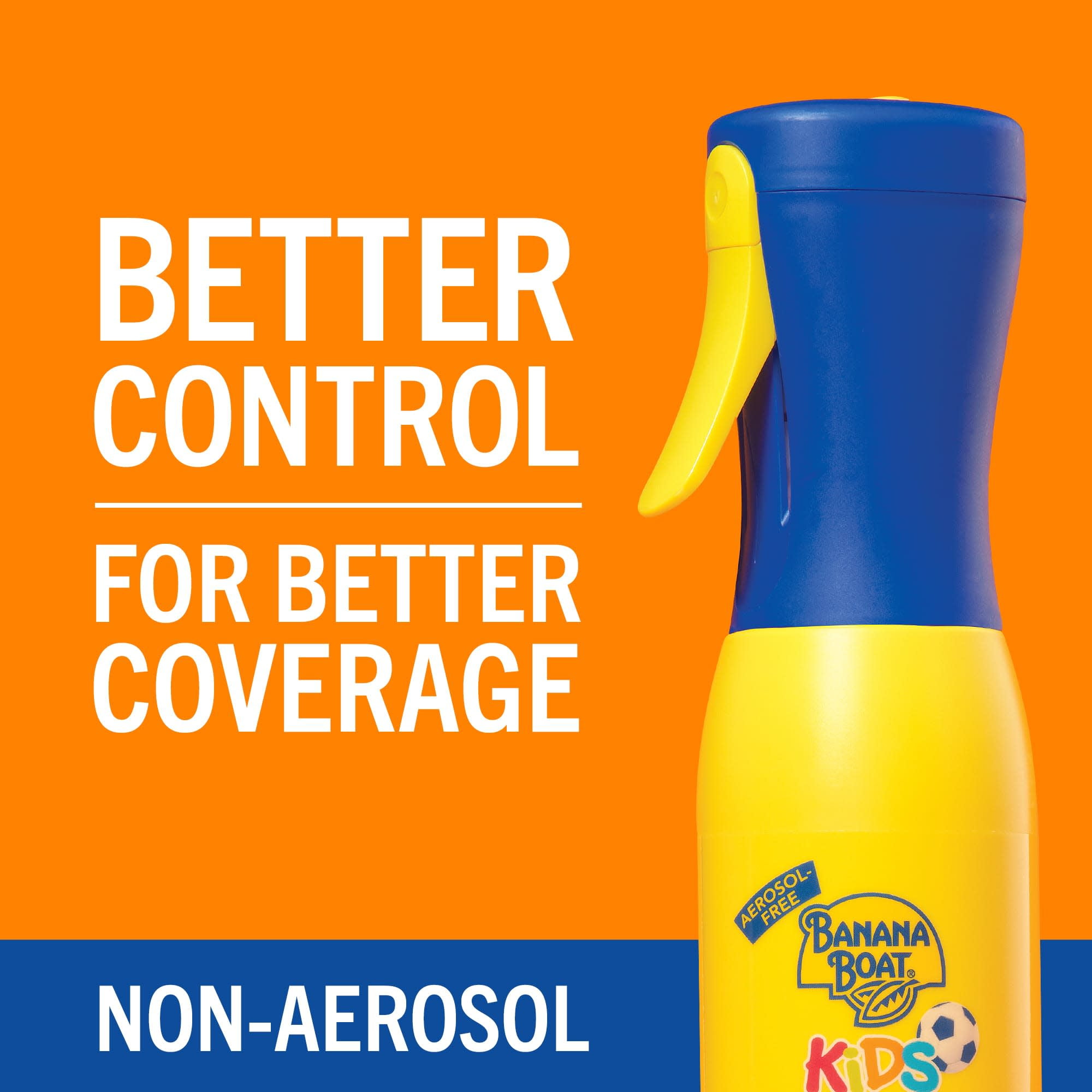 (2 pack) Banana Boat Kids 360 Coverage SPF 50 Sunscreen Mist, Refillable Kids Sunscreen Spray, 5.5 fl oz