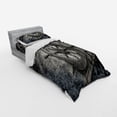 thumbnail image 3 of Ambesonne Vintage Bedding Set 4 Pcs, Steering Wheel Grunge, Queen, Charcoal, 3 of 3