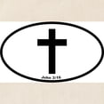 thumbnail image 2 of CafePress - Cross Oval Tote Bag - Unisex Canvas Tote Bag, Beige, 1-Piece, 2 of 6