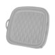 thumbnail image 5 of Revestimientos reutilizables para freidora, cesta de silicona para freidora cuadrada de grano ondulado, para hornear en casa, acampar, hacer barbacoas, color gris, 5 of 14