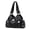 Black, variant on Women Motorcycle Bag Retro Crossbody Bag Trendy Shoulder Bag Top Handle Handbag PU Leather Messengers Bag for Daily