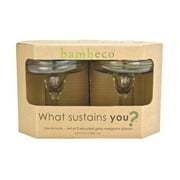 Bambeco Rainbow Recycled Margarita Glass Case of 6 by Bambeco