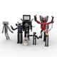 thumbnail image 3 of Skibidi Toilet Building Block, juego de terror, Speakerman, Camara, Titan TV Man, muñeca de dibujos animados, modelo para niños, regalo de cumpleaños y Halloween, 3 of 4
