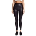 thumbnail image 1 of SPANX Faux Leather Leggings Black MD - Regular 30, 1 of 2