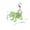 E, variant on Tao Tao Skeleton Dog Keychain Accessories - Colorful Plastic Pendant For Backpacks, Bags & More - Ideal For Gifts Removable Pendant A