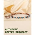 thumbnail image 4 of Wollet Heart Copper Magnetic Bracelet for Women & Copper Ring, 99.99% Pure Copper Jewelry Gift, 4 of 4