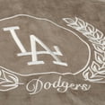 thumbnail image 5 of Women's Mitchell & Ness  Tan Los Angeles Dodgers Full-Snap Varsity Jacket, 5 of 6