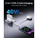 thumbnail image 2 of Cargador de teléfono portátil Block Gitryin de 40 W con cable tipo C, 2 of 7