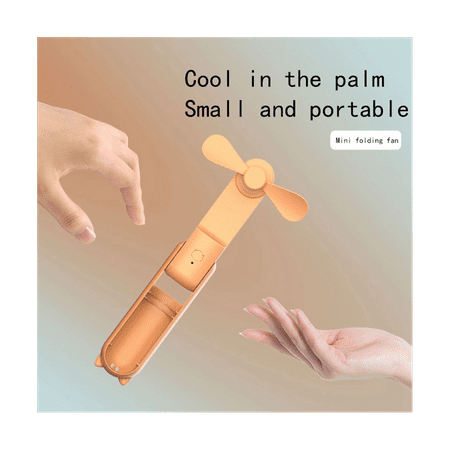 

Portable Fan Mini Hold By Hand Fan USB 1200MAh Recharge Hand Small Pocket Fan with Power Bank