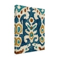thumbnail image 2 of Trademark Fine Art Abstract Canvas Art ' Ocean Ikat Iii ' by Chariklia Zarris, 2 of 4