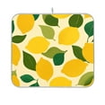 thumbnail image 6 of Iauyy Dish Drying Mat for Kitchen Counter, Super Absorbent & Hanging 16x18 / 18x24 Inch (S/M) Lemon Pattern, 6 of 8