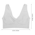 thumbnail image 2 of YSNOOWE 1Ud Bra Sin Beige Deportivo Transpirable Para Yoga Y Running Con Y Elástico, 2 of 8