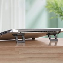 2 Pairs Small Portable Laptop Riser Stand for Desk Invisible Metal ...