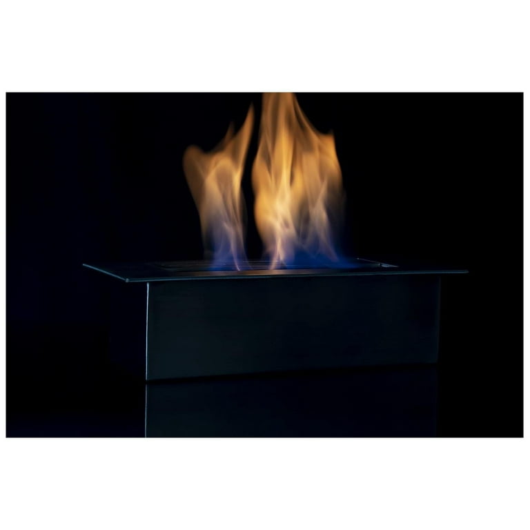 SLIM 12 Inch Bio Ethanol Fireplace Burner Insert - 1.5 Liter