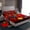 Red, variant on Homewish Teens Game Gamepad Bed Sheets, Video Gaming Gamer King Sheets, Green Square Checkered Sheet Set, Ultra Soft Bedroom Decor, 4 Pieces