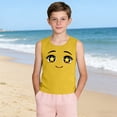 thumbnail image 4 of Camisola de Niños Pequeños para Niños de 3 a 15 Años con Impresión de Gradiente Lindo, Tela Suave sin Mangas para Uso Informal Y Ocasiones Especiales, 4 of 8