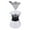 400ml with Filter, variant on , Glass Coffee Pot Coffee Brewer with Stainless Steel Filter, High Resistance Decanter, 14 Ounce - 400ml with Filter