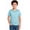 Blue, variant on Pixelated Blocks Youth Halloween Costume T-Shirt Big Pixel Style Cosplay Top for Kids Blue or Green (Blue, Small)