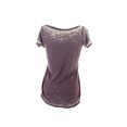 thumbnail image 2 of Dreamr  Purple Short-Sleeve Printed Burnout T-Shirt S, 2 of 3