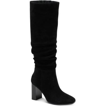 

INC Womens Valdal Leather Block Heel Knee-High Boots
