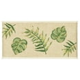 thumbnail image 3 of Authentic Hotel and Spa  Turkish Cotton Palm Fronds Embroidered Cream 4-piece Towel Set, 3 of 4