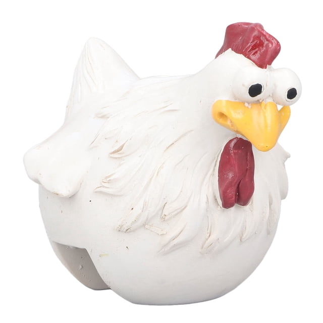 Estatuas de resina para exteriores de pollo, adornos de pollo con ojos grandes, decoración de pollo con ojos grandes, estatua de pollo con ojos grandes, características mejoradas