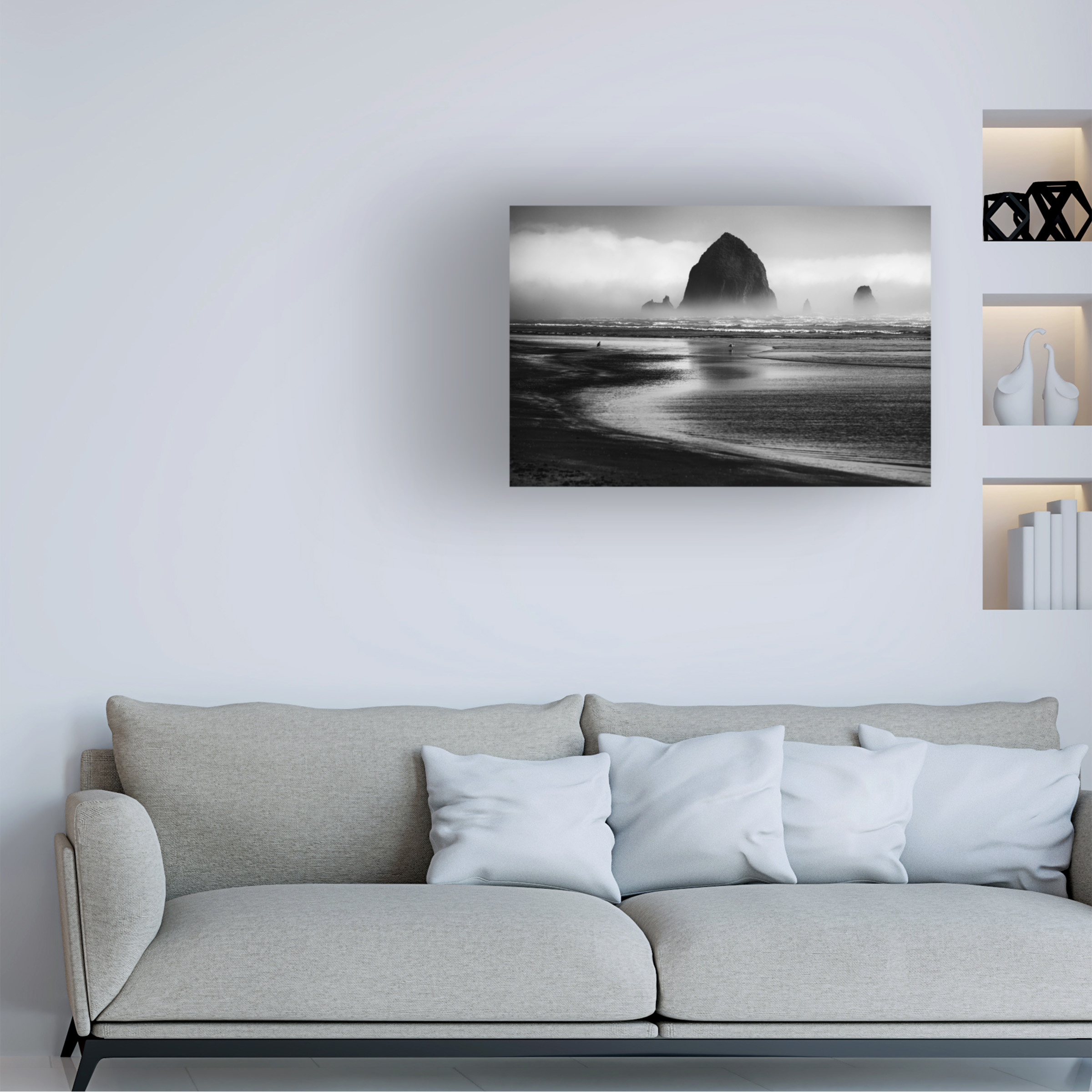 Trademark Fine Art Martin Rak Cannon Beach Canvas Wall Art - 30x47