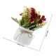 thumbnail image 2 of unbranded Floral Artificial Roja En Maceta Para Interiores Con Detalle Natural Y Resistencia, 2 of 8