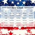 thumbnail image 3 of Womens Red White and Blue Blouse American Flag Shirts Womens Fourth of July Shirt Women Memorial Day Shirts Women Fashion Printing Casual Short Sleeves Blouse V-Neck T-Shirt, 3 of 5