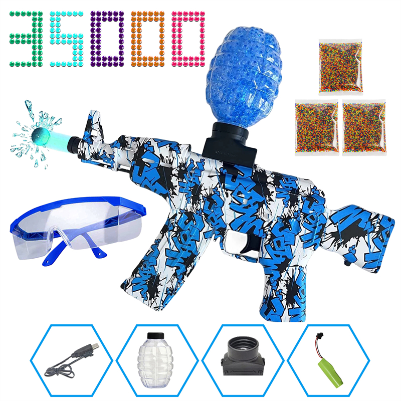 Splatter ball gun pistol,Gel Blaster Electric Gel Ball Blaster,Gel