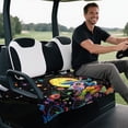 thumbnail image 4 of Yuyamidu Funny Frog Golf Cart Seat Covers for Club Car Mushroom Golf Cart Seat Towel Blanket for 2 Passenger Seats Travel Sports Club Car Accessories Cooling in Summer, 4 of 7