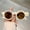 A, variant on HongHeng 1Pc Kids Round Flower Sunglasses Girls Daisy Flower Glasses for Baby Toddler Cute Outdoor Beach Eyewear