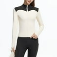 thumbnail image 6 of Wowcloth Women's Long Sleeve Yoga Jacket with Zipper for Fitness, Sports and Casual Wear, 6 of 9