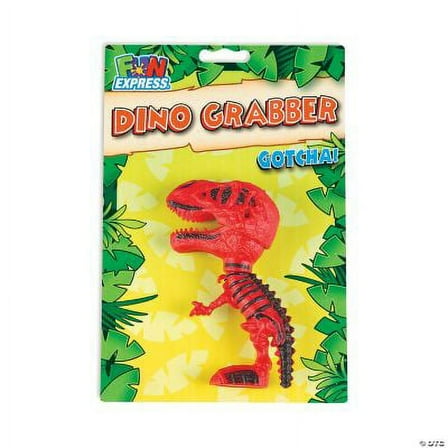 Dinosaur Grabbers, Birthday, Party Favors, Toys, 6 Pieces